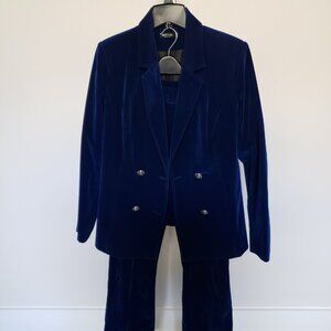 (NWOT) Nasty Gal Can You Feel It Velvet Suit (Size 10)